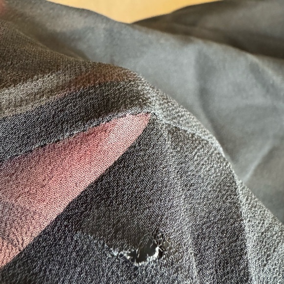 Y2K! RARE! Vintage Bebe Black Silk Slip Dress with Lace & Rhinestone – Size S - Picture 11 of 11